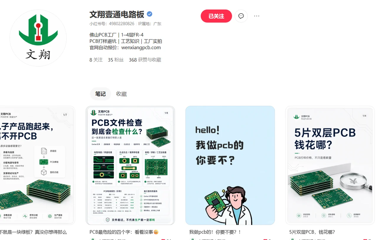 小红书PCB文件检查